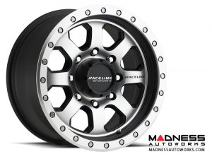 Jeep Custom Wheels (1) - Raceline - 929B - 17"x9" - Street Lock Avenger Black w/ Machined Finish Jeep Custom Wheels (1) - Raceline - 929B - 17"x9" - Street Lock Avenger Black w/ Machined Finish